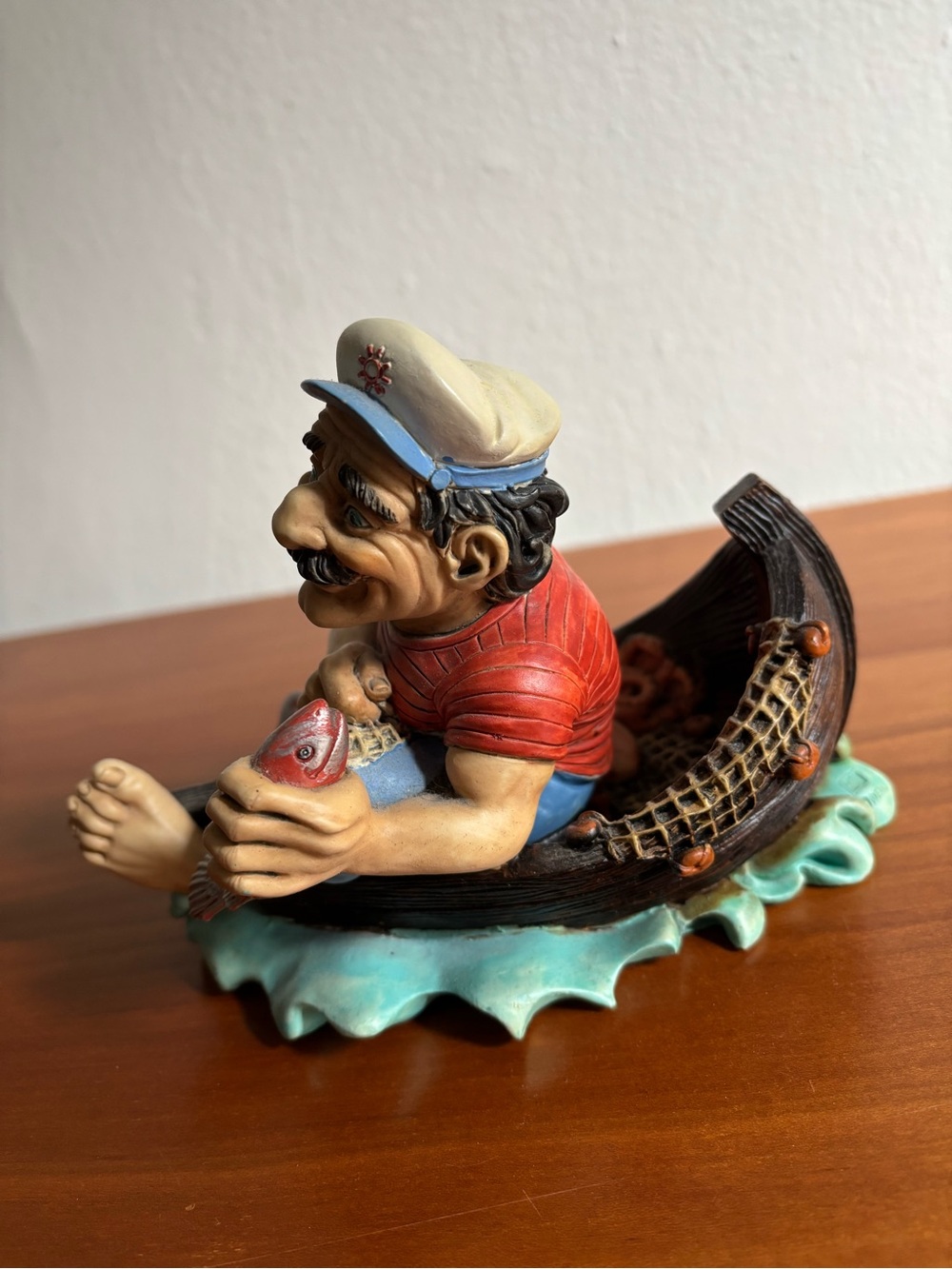 Fisherman figurine designed by Guillermo Forchino Made in Italy - Picture 4 of 8